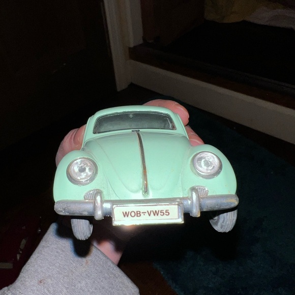 Volkswagon VW 1955 Beetle Vintage Mint Green Doors Open Collectible - Picture 9 of 16